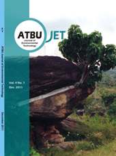 ATBU Journal of Environmental Technology