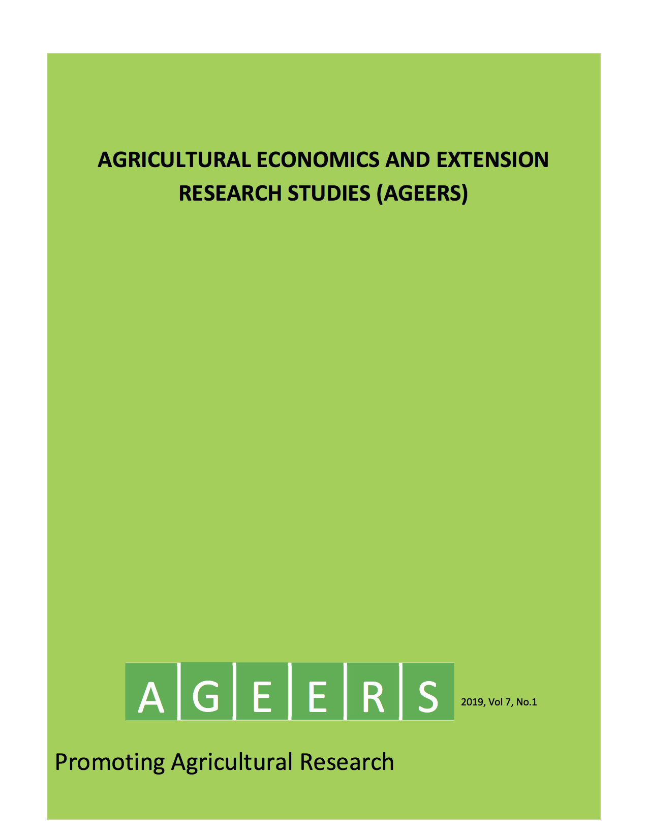 research proposal agricultural economics