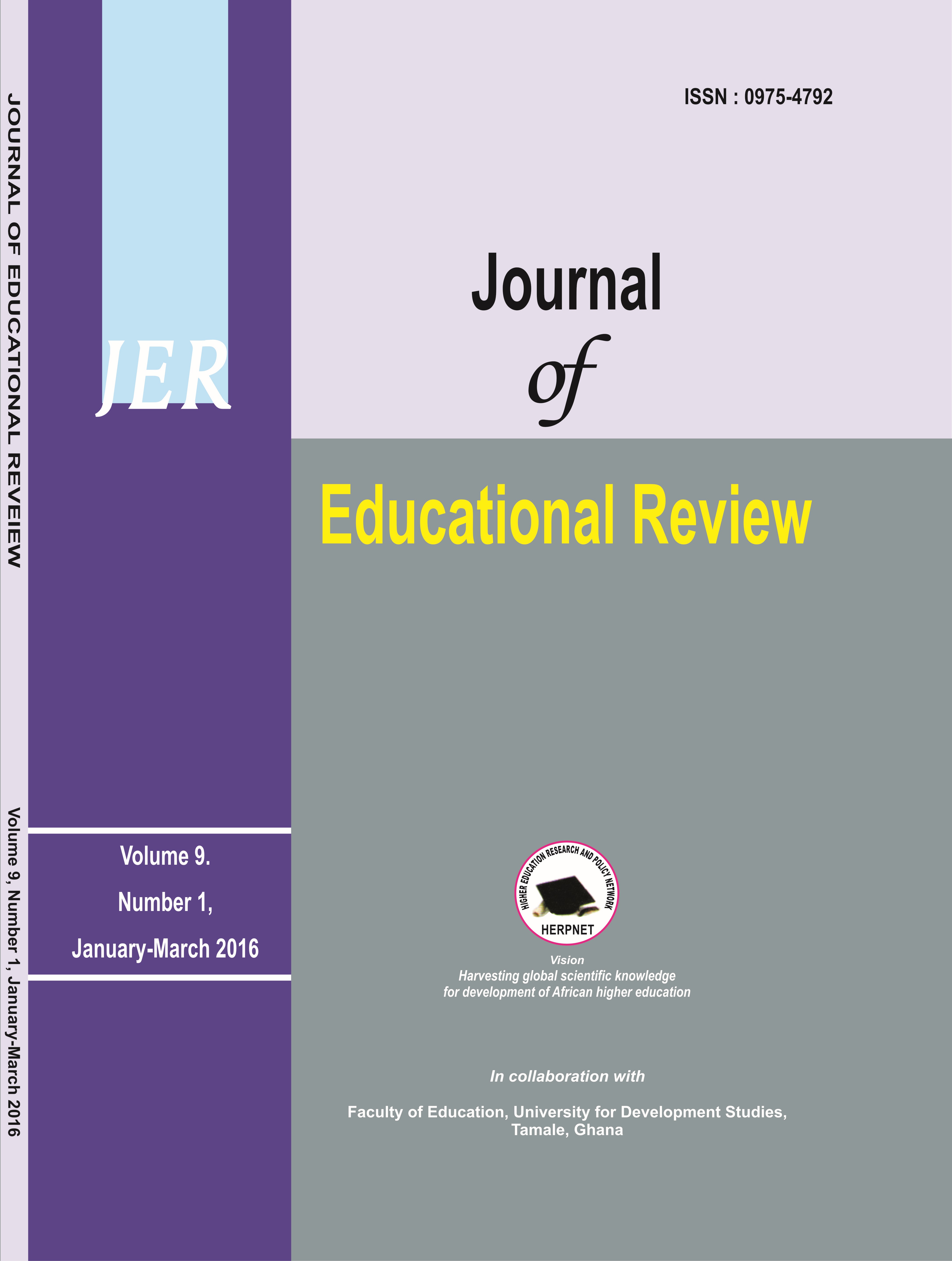 Journal of Educational Review