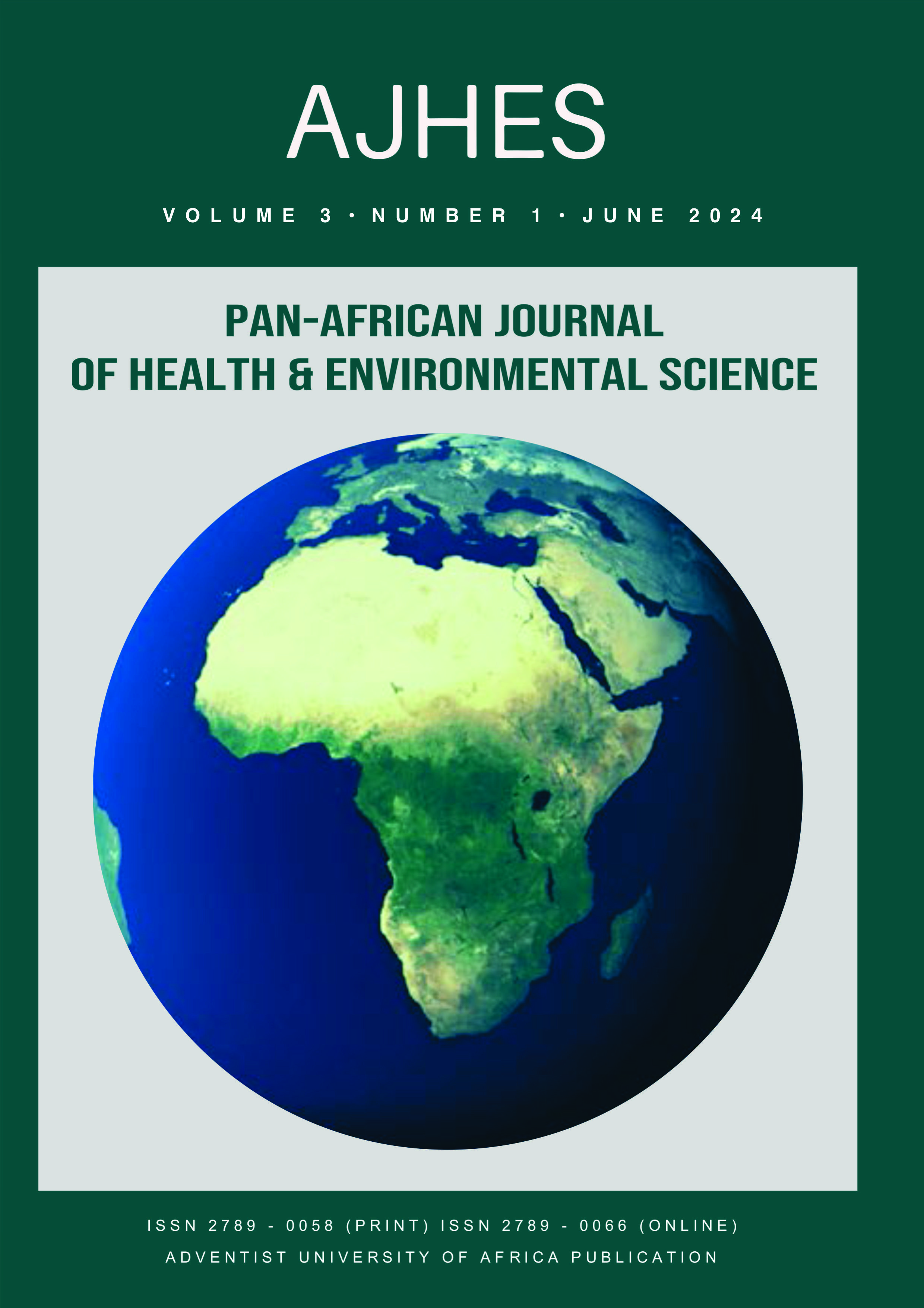 Pan-African Journal of Health and Environmental Science 